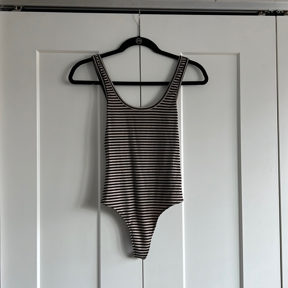 Dress Forum Stripped Bodysuit